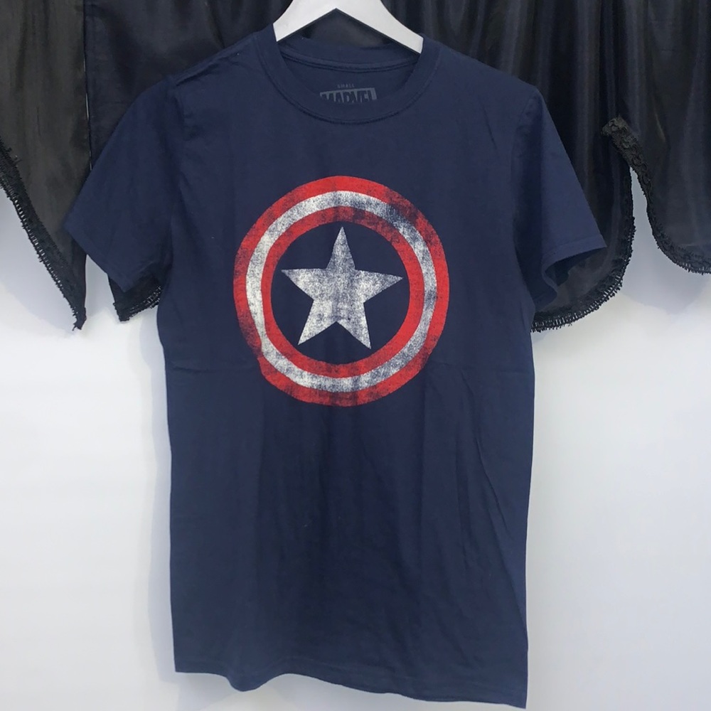 Small Captain America tee from Newbury Comics